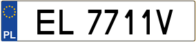Truck License Plate
